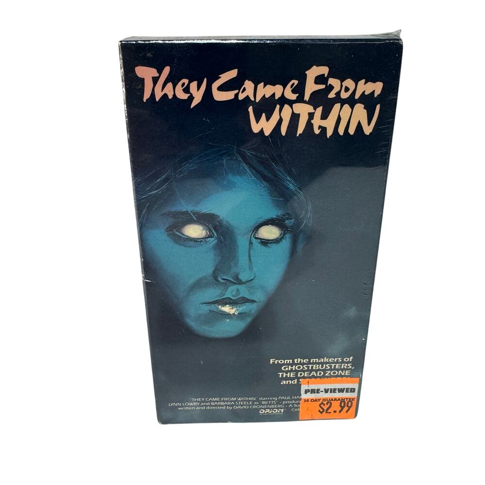 They Came from Within Movie‎ VHS Tape Horror Thriller Entertainment New